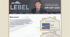 Desktop Screenshot of lebelimmeubles.com